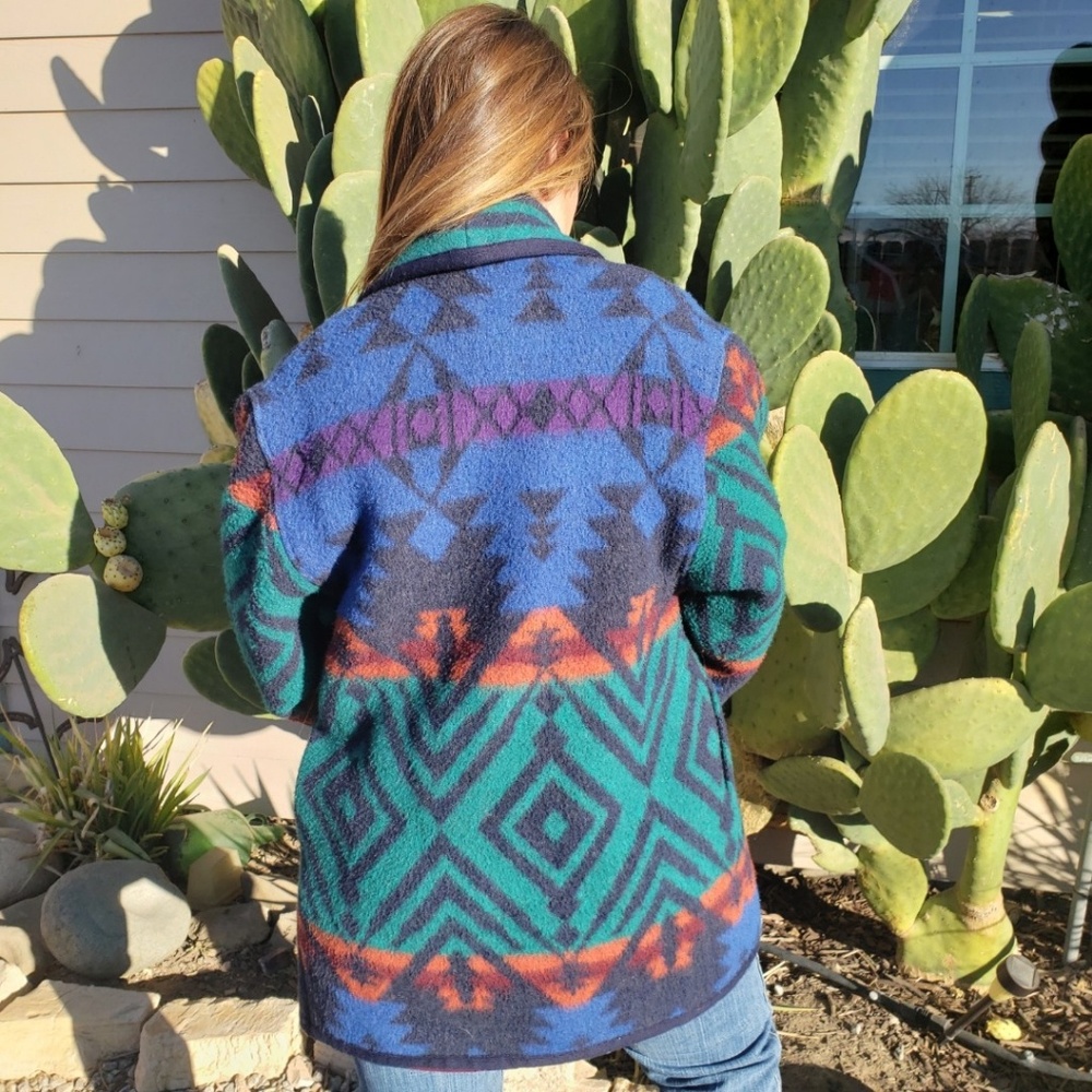 Aztec Vintage Wool Jacket - Hunters Run - Picture 8 of 8